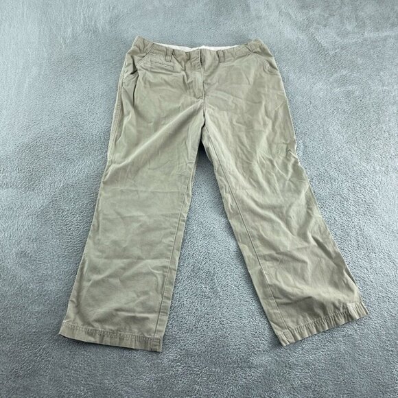 Isaac Mizrahi For Target Womens Khaki Chino Pants Size 10 Cotton Leg  2762 - Picture 1 of 9
